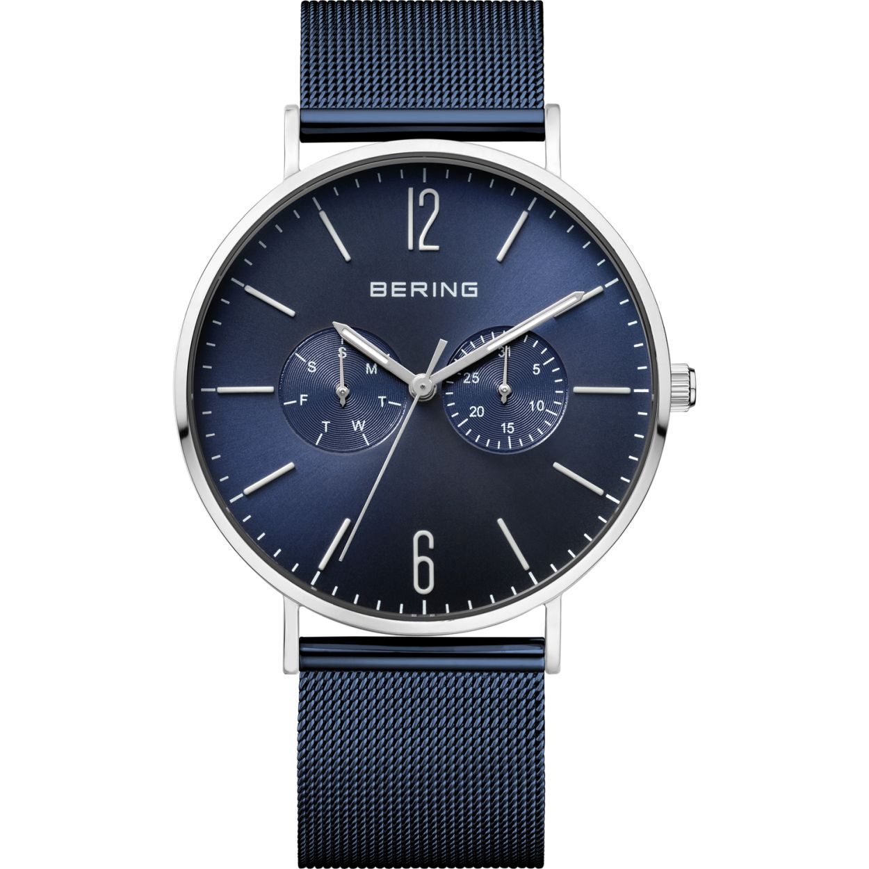Dit Bering horloge heeft een prachtige klassieke uitstraling. Het horloge is gemaakt van edelstaal en wordt gedragen door heren.