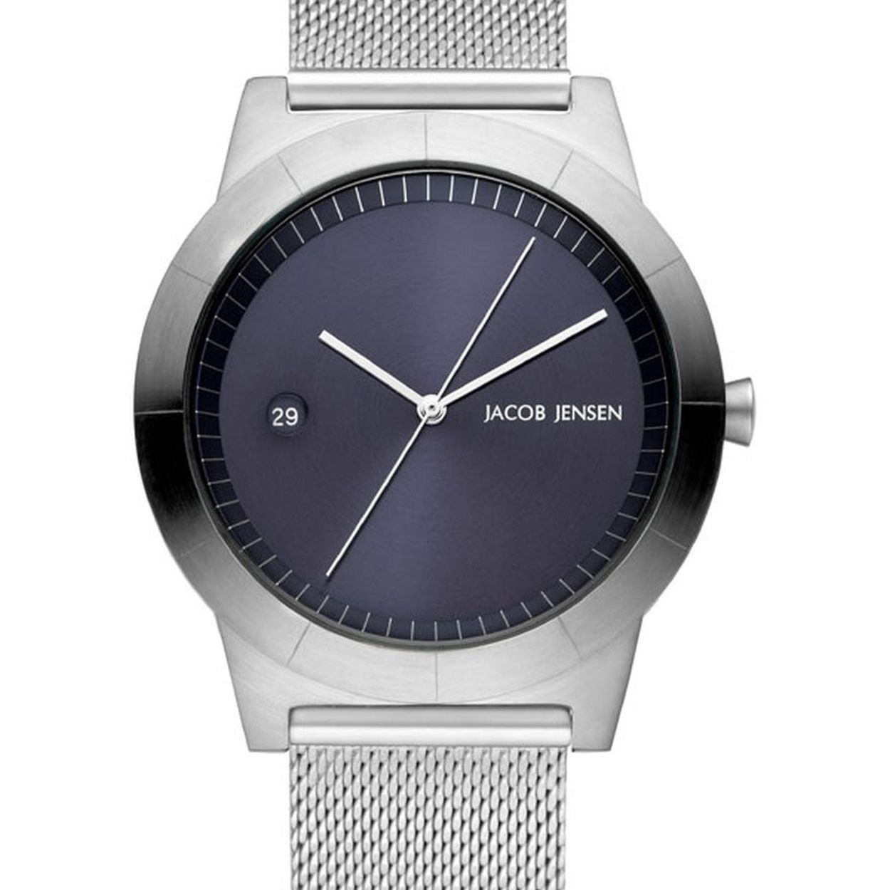 Jacob Jensen Ascent quartz saffier Milanese band