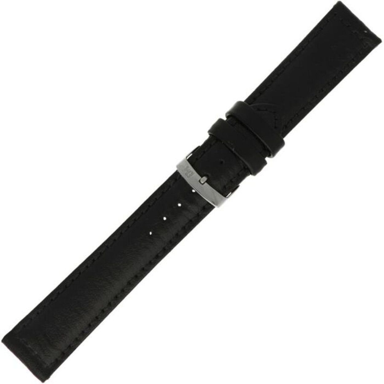 Dit is een zwarte horlogeband van het merk Morellato uit de serie Panamera