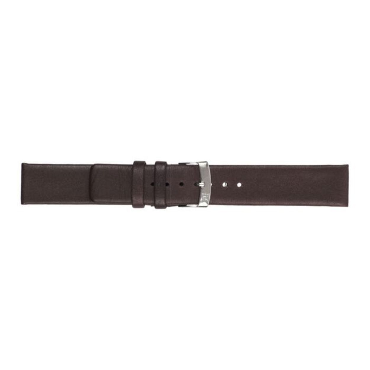 Morallato Horlogeband Large Glad Ongestikt Bruin 26mm PMX032LARGE26