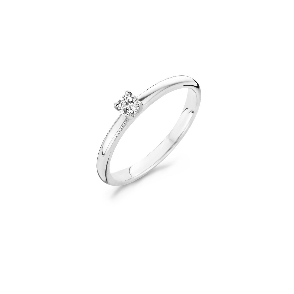 Blush Diamonds Ring 1603WDI � Wit Goud (14Krt.) met Diamant