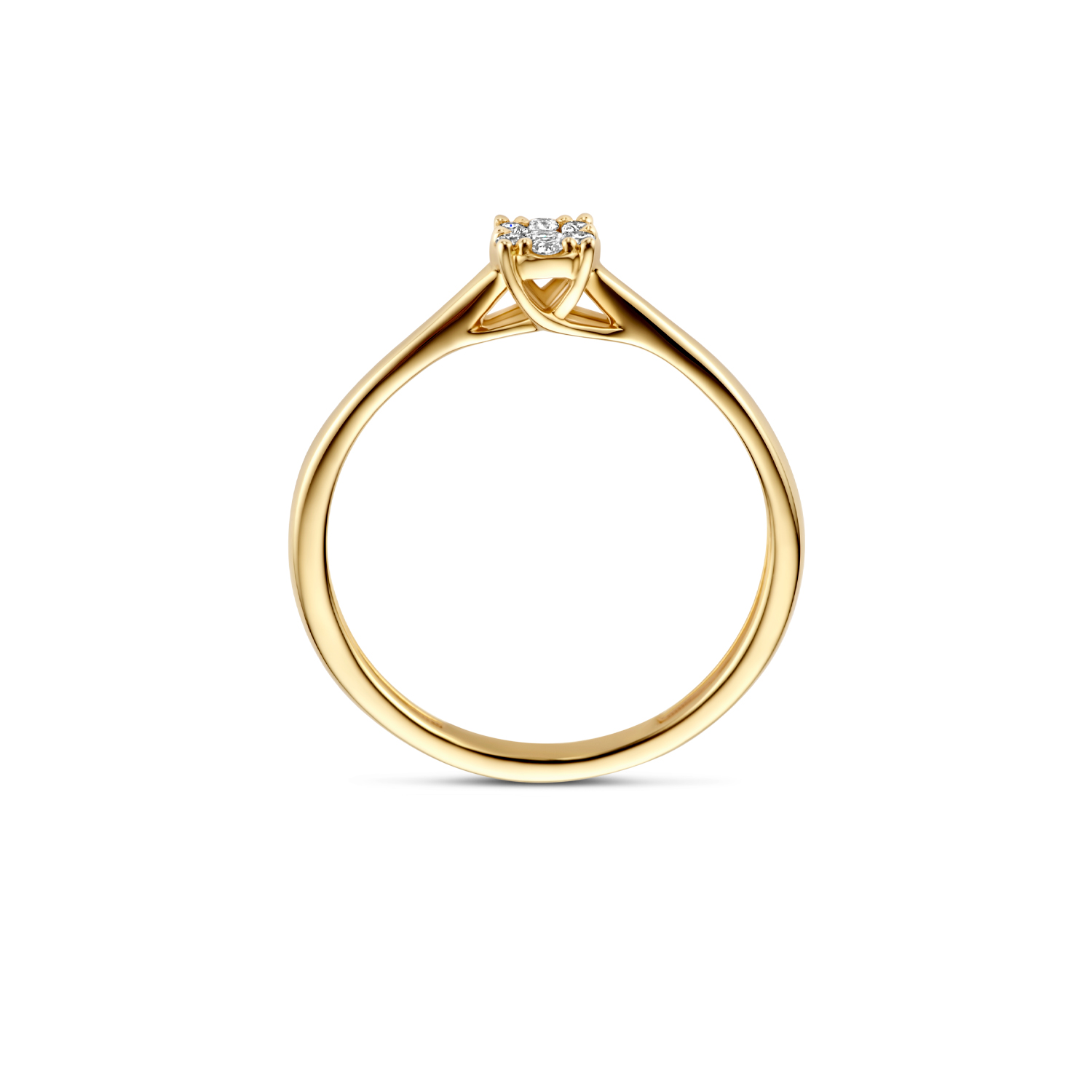 Blush Natural Diamonds Ring 1665YDI - Geelgoud (14k) met Diamant