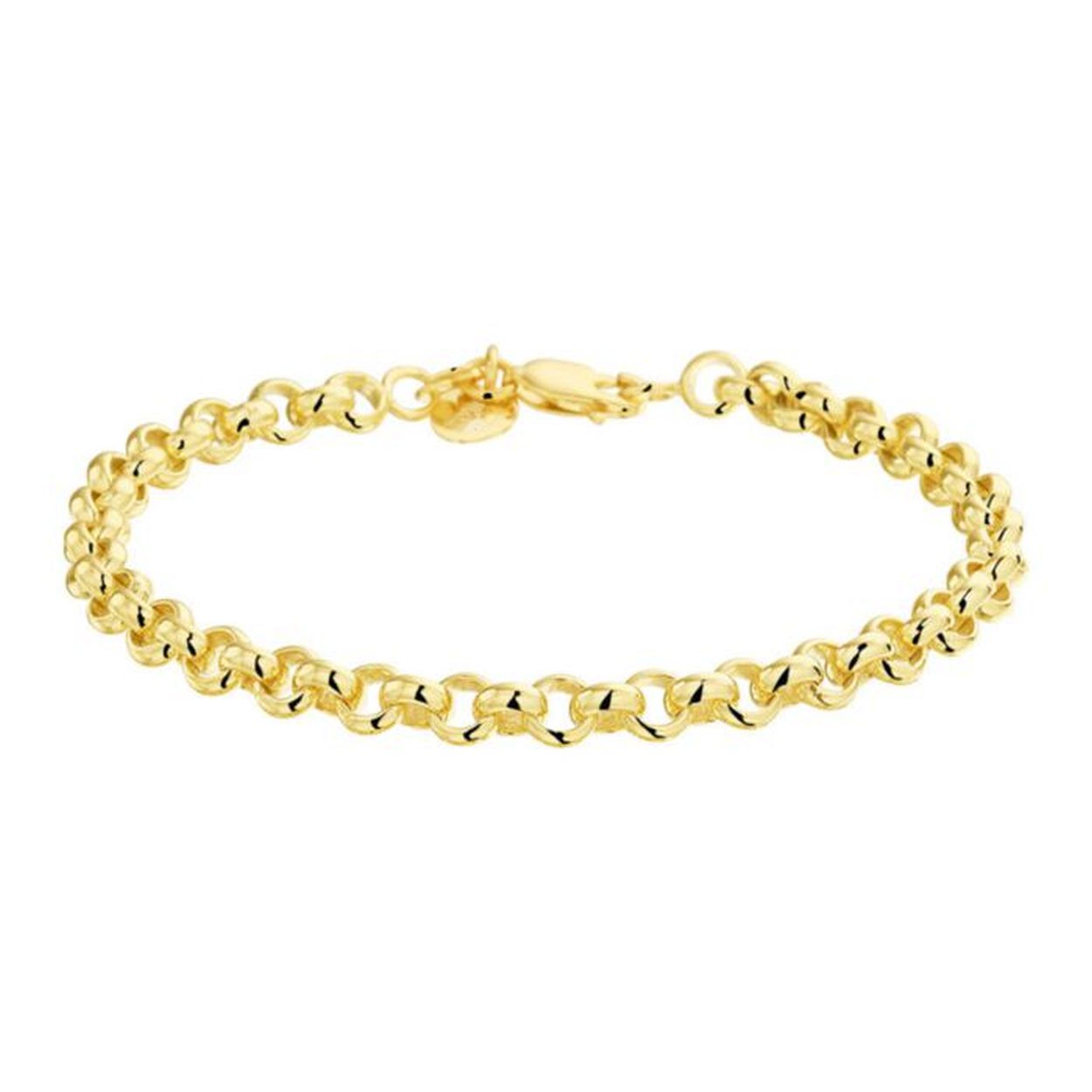 19 cm Goud met Zilveren Kern Jasseron 5,0 mm