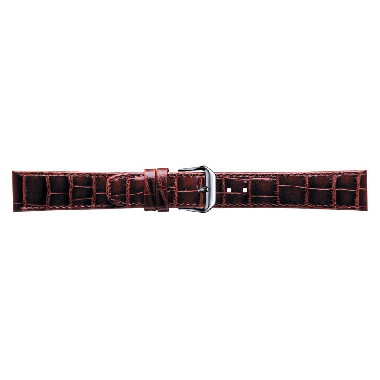 Een mooie horlogeband van het merk Condor gemaakt van leer. De kleur van deze horlogeband is bruin. De breedte is 14mm.