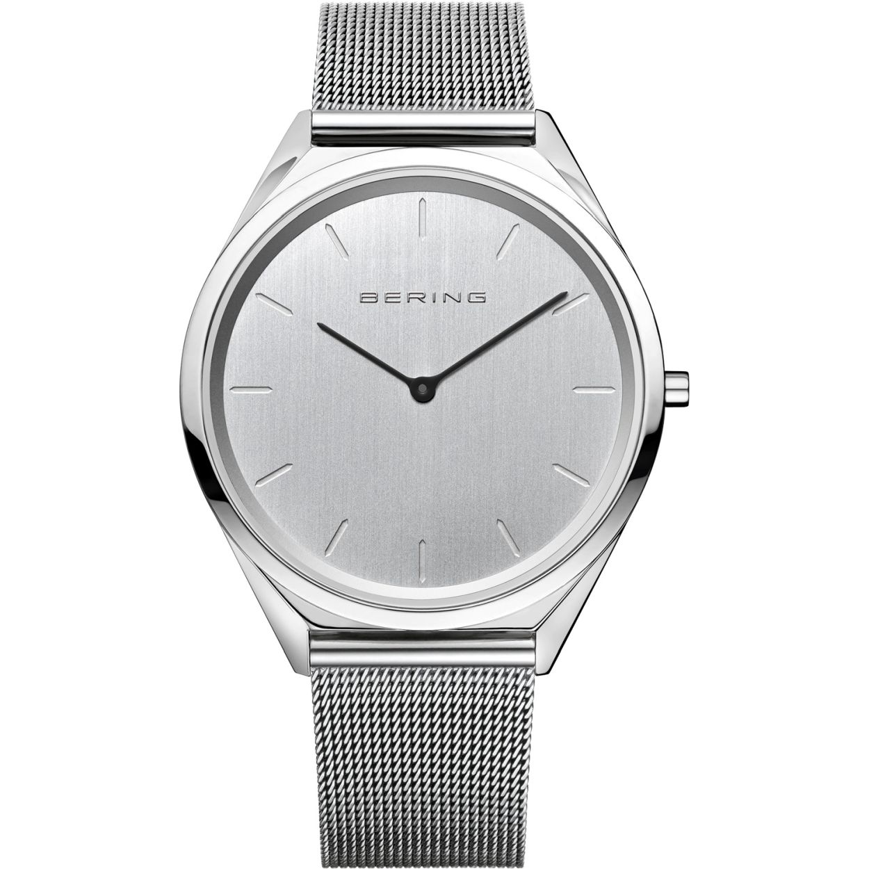Dit elegante horloge van Bering is gemaakt van edelstaal en wordt gedragen door dames en heren.