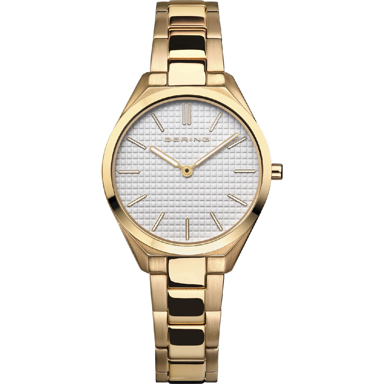 Dit dameshorloge is van het merk Bering. Het is een horloge met een band gemaakt van edelstaal. De diameter van de kast is 31 mm en de kast is 5 mm dik.
De verdere specificaties van het horloge zijn als volgt:
Glassoort: saffier
Bandbreedte (mm): 14
Kastmateriaal: edelstaal
Waterdichtheid: 3 ATM
Techniek: quartz