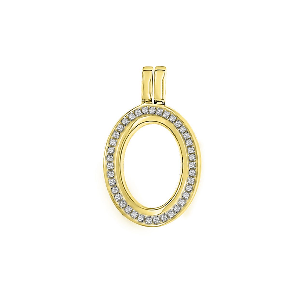 MY iMenso Ovali (18Vmm) medaillon "zirconi"
(925/1Mgold-plated)