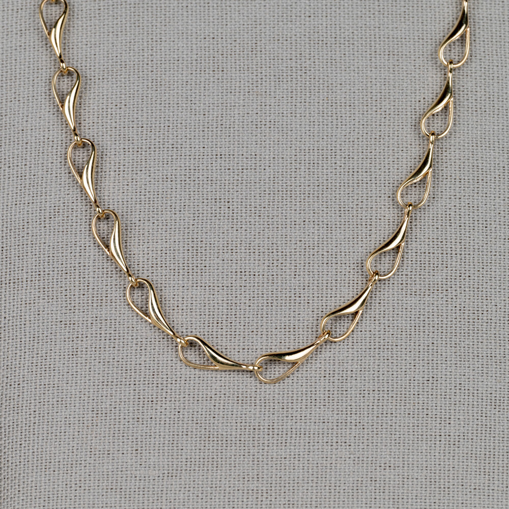 14kt. Geelgouden Jeh Jewels collier, schakel 43cm