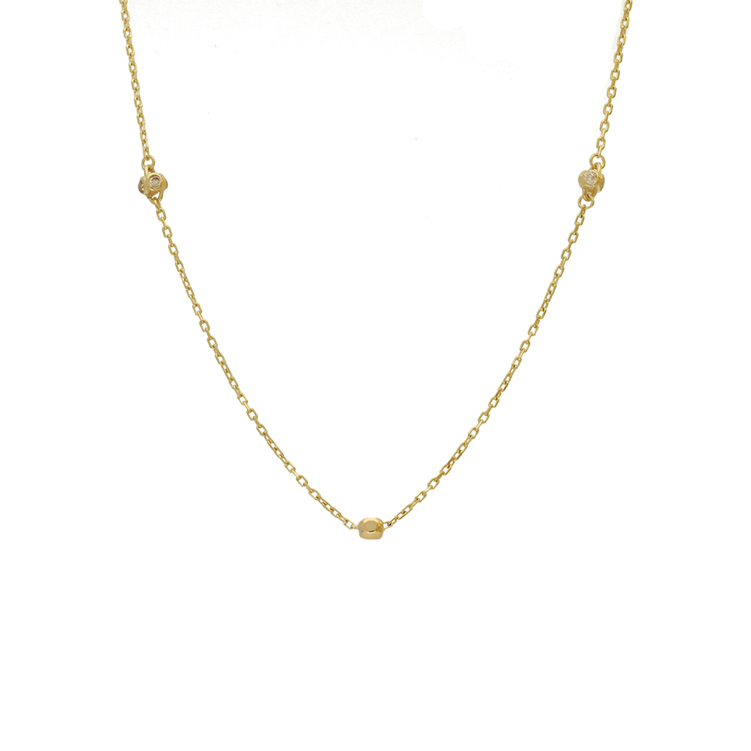 GLOW - 202.2125.60 - Ketting - Goud - Zirkonia