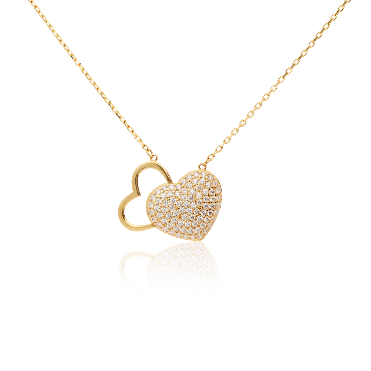Love is in the air met dit prachtige collier van Glow! Het collier is gemaakt van 14 karaat goud en bestaat uit pavé gezette zirkonia's. Combineer dit prachtige collier met andere sieraden van Glow voor een complete look.

GLOW
Benadruk jouw stijl met de verfijnde sieraden van GLOW en laat je inspireren door de uitgebreide collectie 14 karaats gouden sieraden van de hoogste Europese kwaliteit. Ontworpen om elke dag te dragen. Naast tijdloze ontwerpen bestaat de collectie ook uit hippe sieraden; zoals minimalistische gouden collieren en grafische oorknopjes. Wil je een beetje extra stralen? Kies dan voor flonkerende zirkonia of ga voor luxe met onze geraffineerde diamanten sieraden.
  
  Specificaties
  - 202.5040.45
  - Collier
  - 14 karaat geelgoud
  - Verstelbare lengte: 42 - 45cm