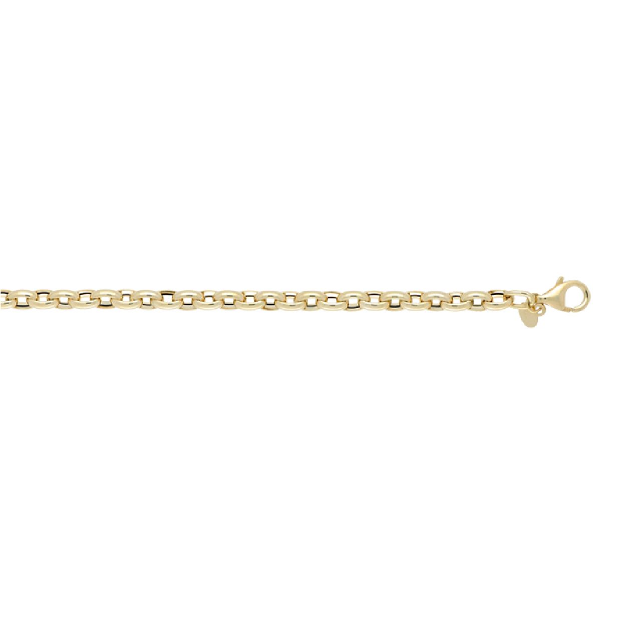 Deze armband is van het merk van Leeuwen. Het is een damessieraad gemaakt van goud. De armband is geel van kleur.
De verdere specificaties van de armband zijn als volgt:
Soort bewerking: geen bewerking
Lengte: 19
Steensoort: Geen edelsteen
Steenkleur: Geen steen