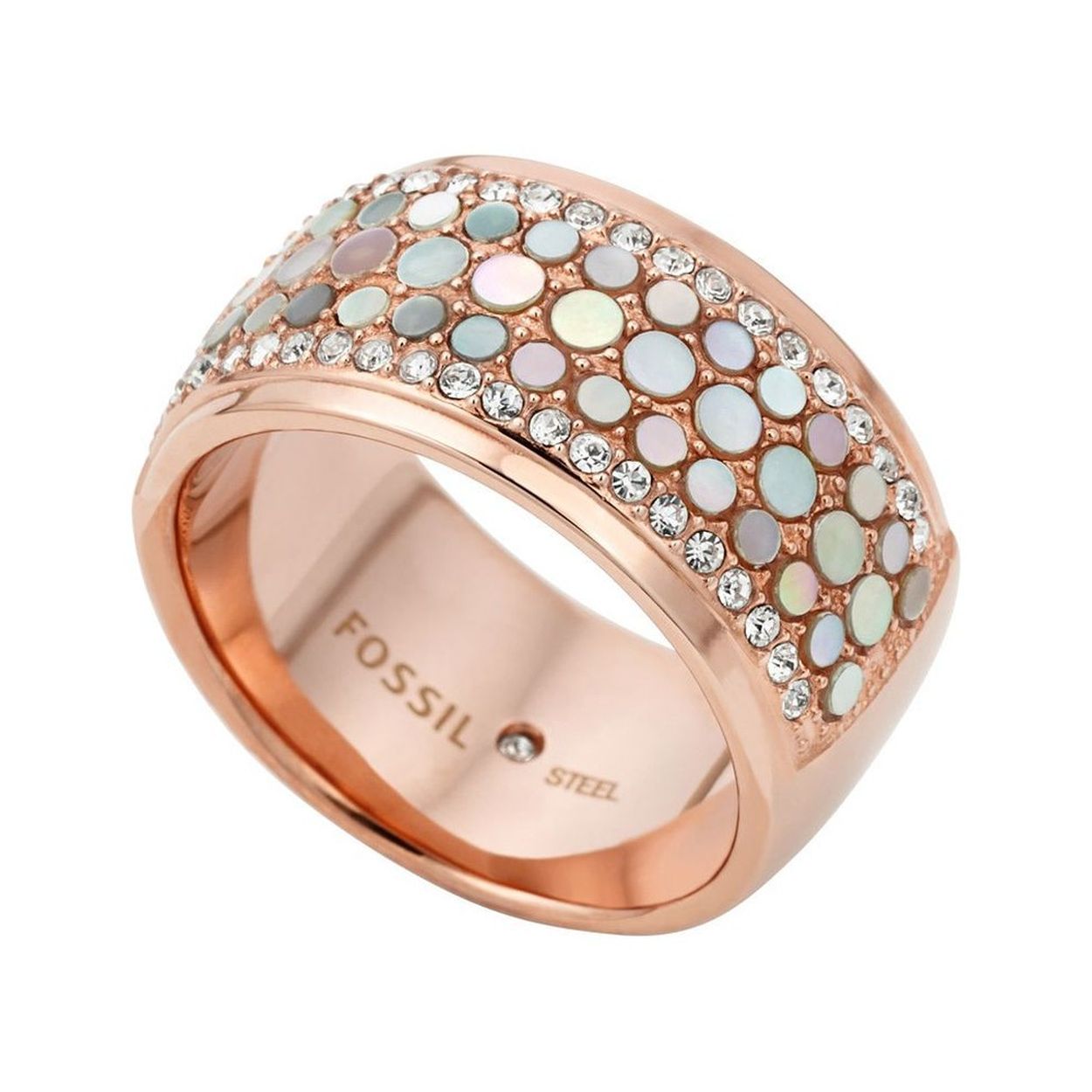 Dit is een ring van het merk Fossil. De maat van deze ring is: 17.00mm 53.