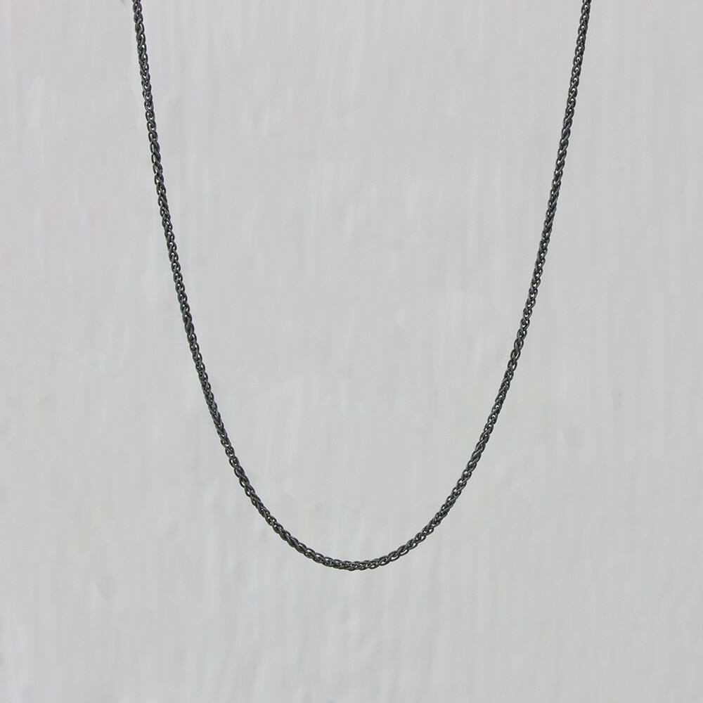 Jeh collier zilver 50cm geoxideerd 20565