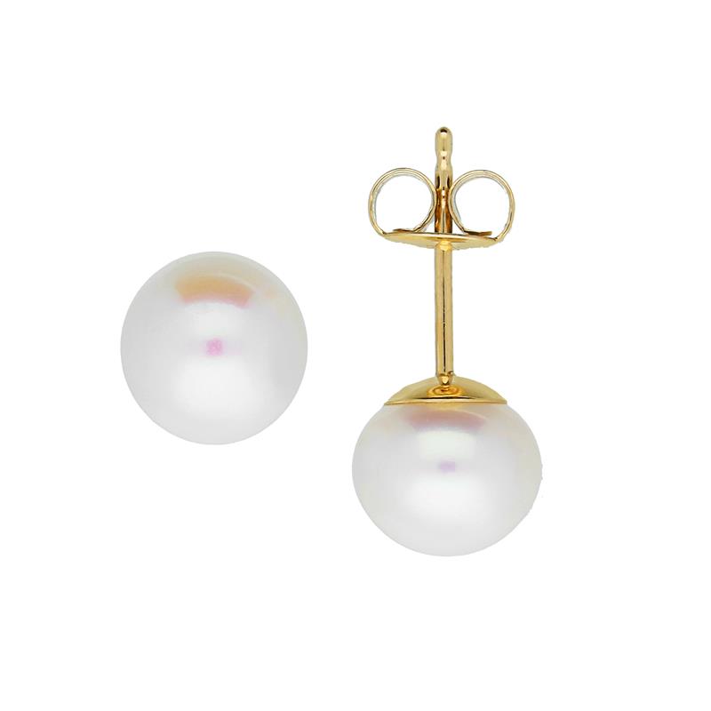 GLOW - 206.0304.75 - Oorstekers - Goud - Parel