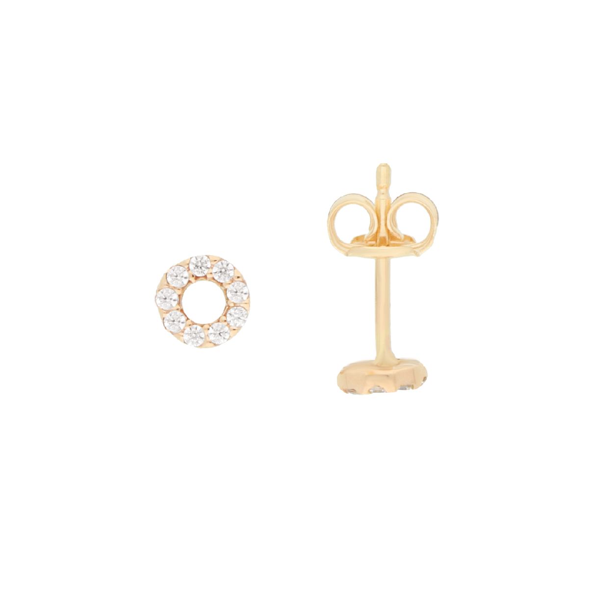 GLOW - 206.0509.00 - Oorstekers - Goud - Zirkonia