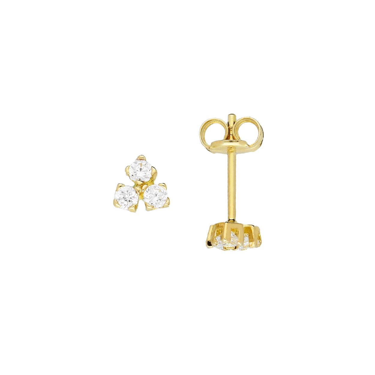 GLOW - 206.0510.00 - Oorstekers - Goud - Zirkonia