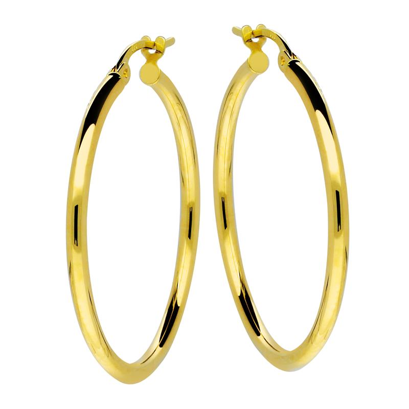 14k Gouden oorringen 29mm