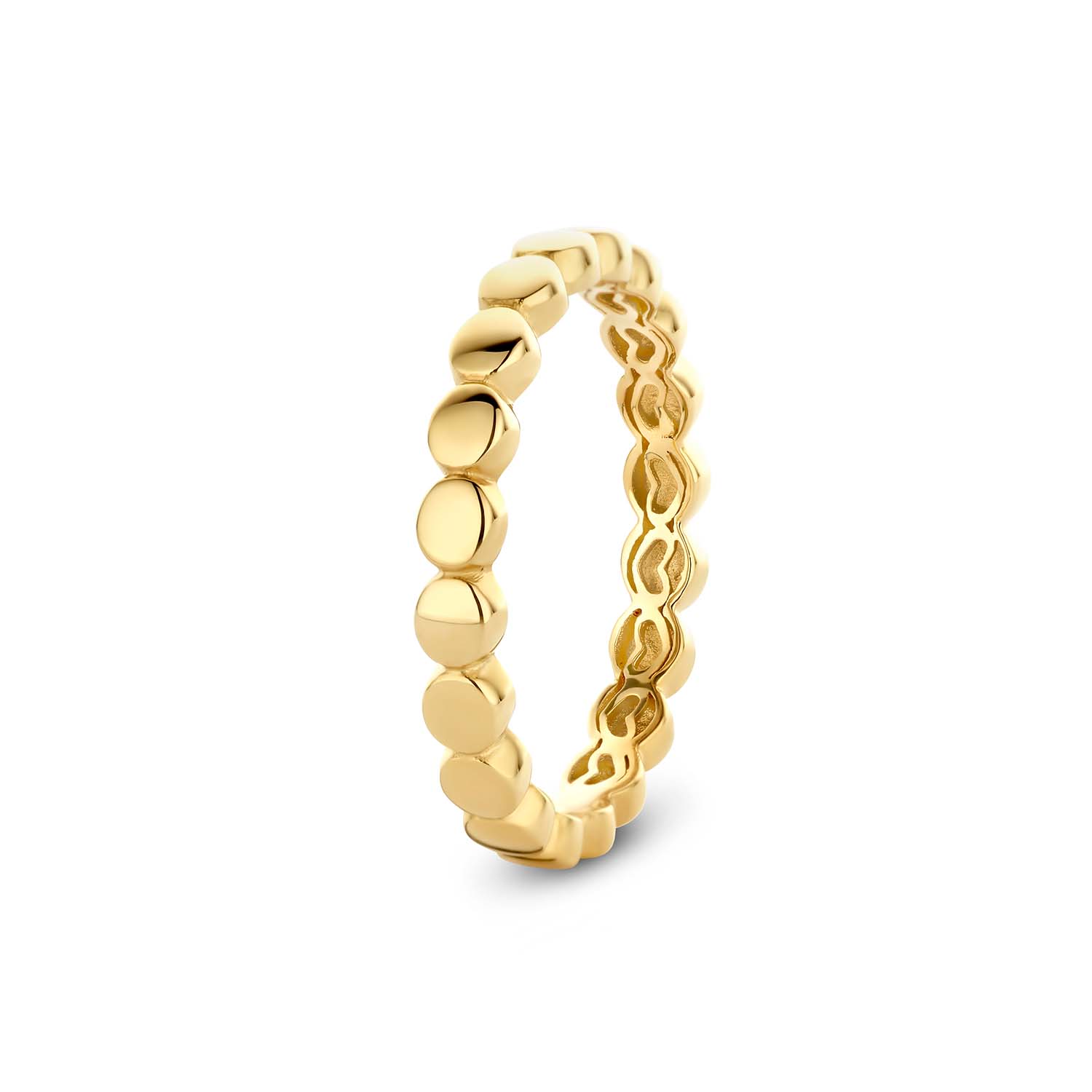 Deze 14 karaat geelgouden ring van Glow is opvallend en subtiel tegelijk! De ring heeft een breedte van 3,2mm en is verkrijgbaar in maat 52, 54, 56 en 58. De binnenkant van de ring bestaat uit Secret Hearts. Hierdoor heeft de ring een hoog draagcomfort. Mooi in combinatie met andere sieraden van Glow voor een complete look.
 
GLOW
Benadruk jouw stijl met de verfijnde sieraden van GLOW en laat je inspireren door de uitgebreide collectie 14 karaats gouden sieraden van de hoogste Europese kwaliteit. Ontworpen om elke dag te dragen. Naast tijdloze ontwerpen bestaat de collectie ook uit hippe sieraden; zoals minimalistische gouden collieren en grafische oorknopjes. Wil je een beetje extra stralen? Kies dan voor flonkerende zirkonia of ga voor luxe met onze geraffineerde diamanten sieraden.
  
  Specificaties
  - 214.1221
  - Ring
  - 14 karaat geelgoud
  - Maat 54