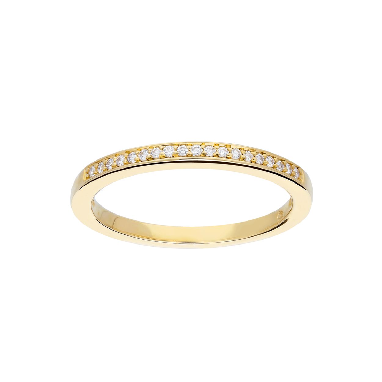 Gd dames ring railzetting 0.09crt G-SI
