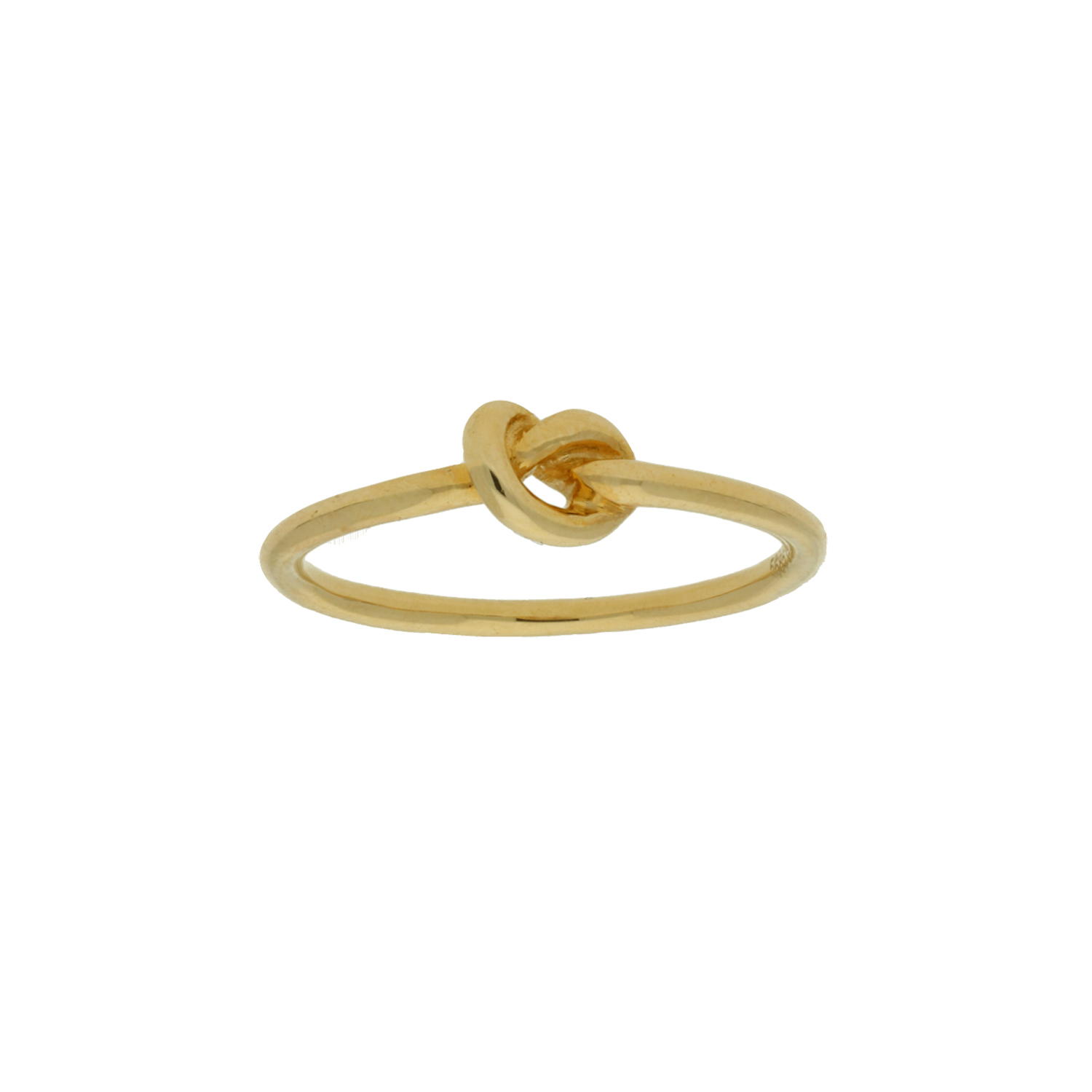 Gouden ring dames Ring Knoop 1.0mm