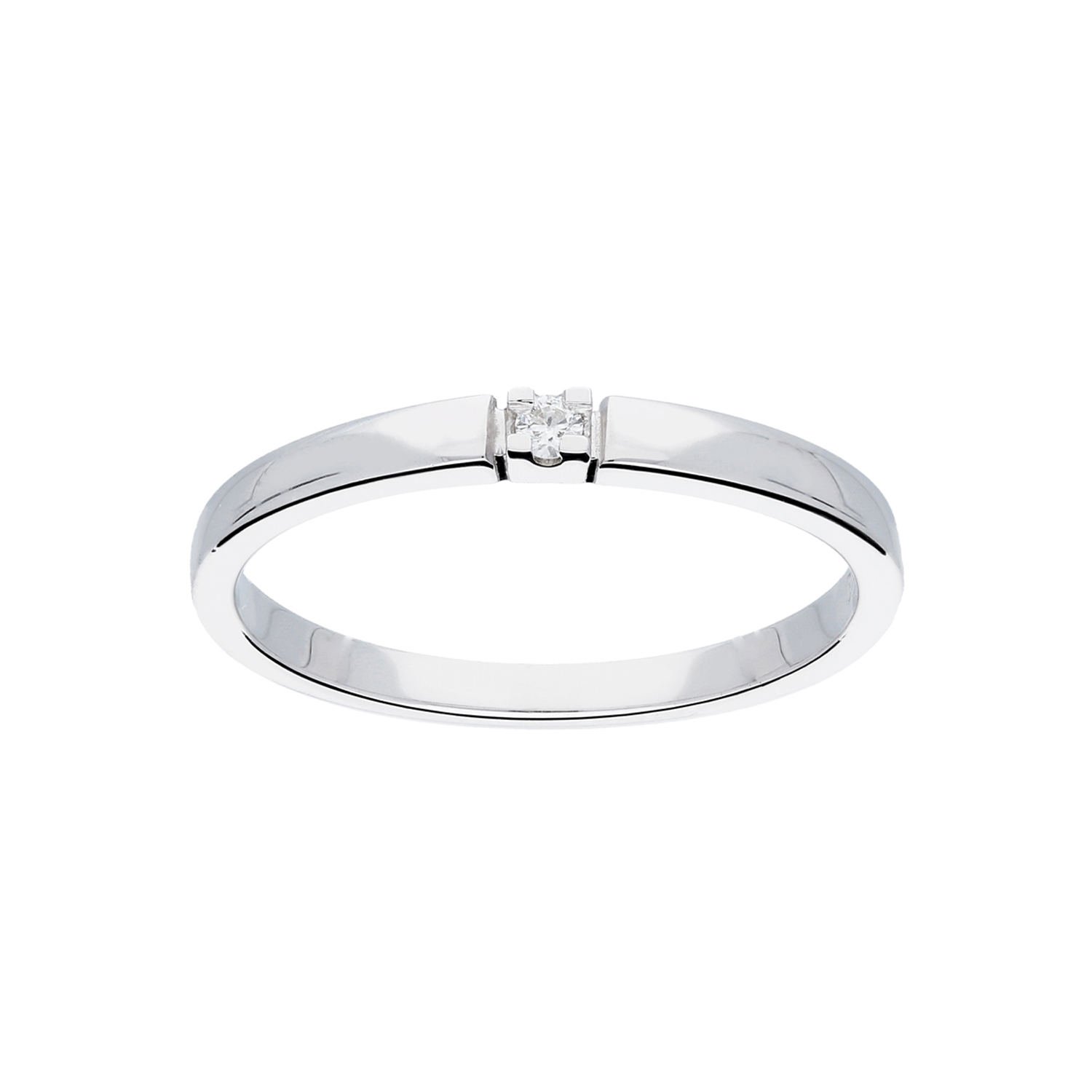 14K gouden solitair ring