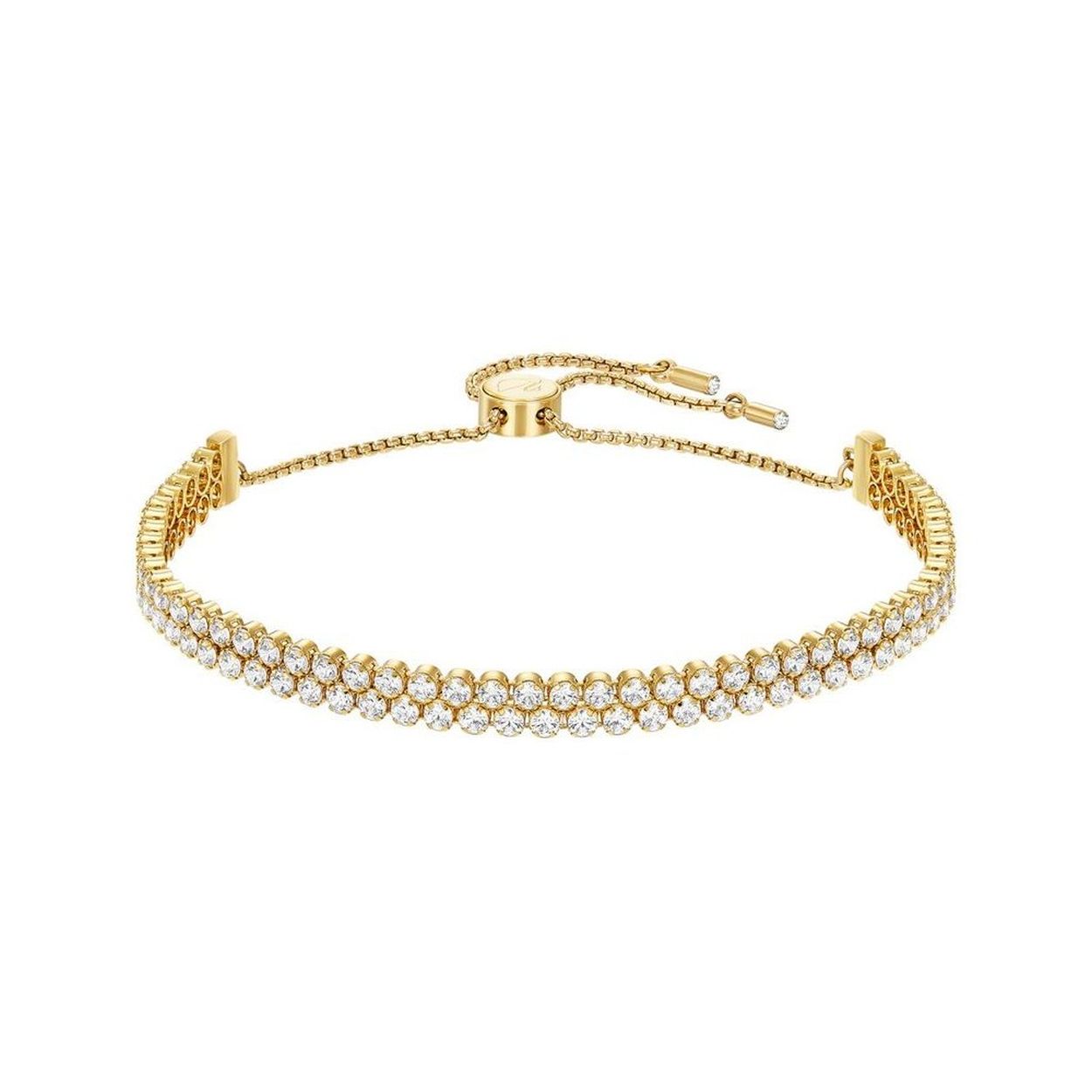 Dit is een armband van het merk Swarovski.