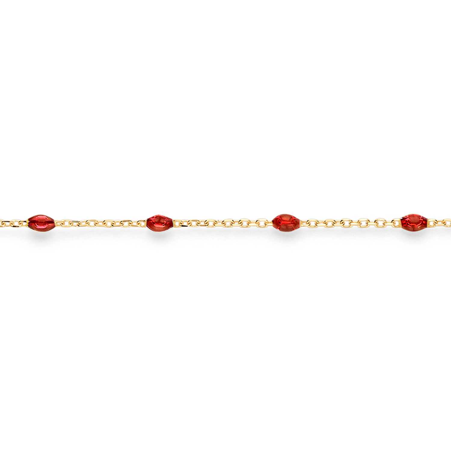2226YRR Blush Armband goud 14k met Granaat
