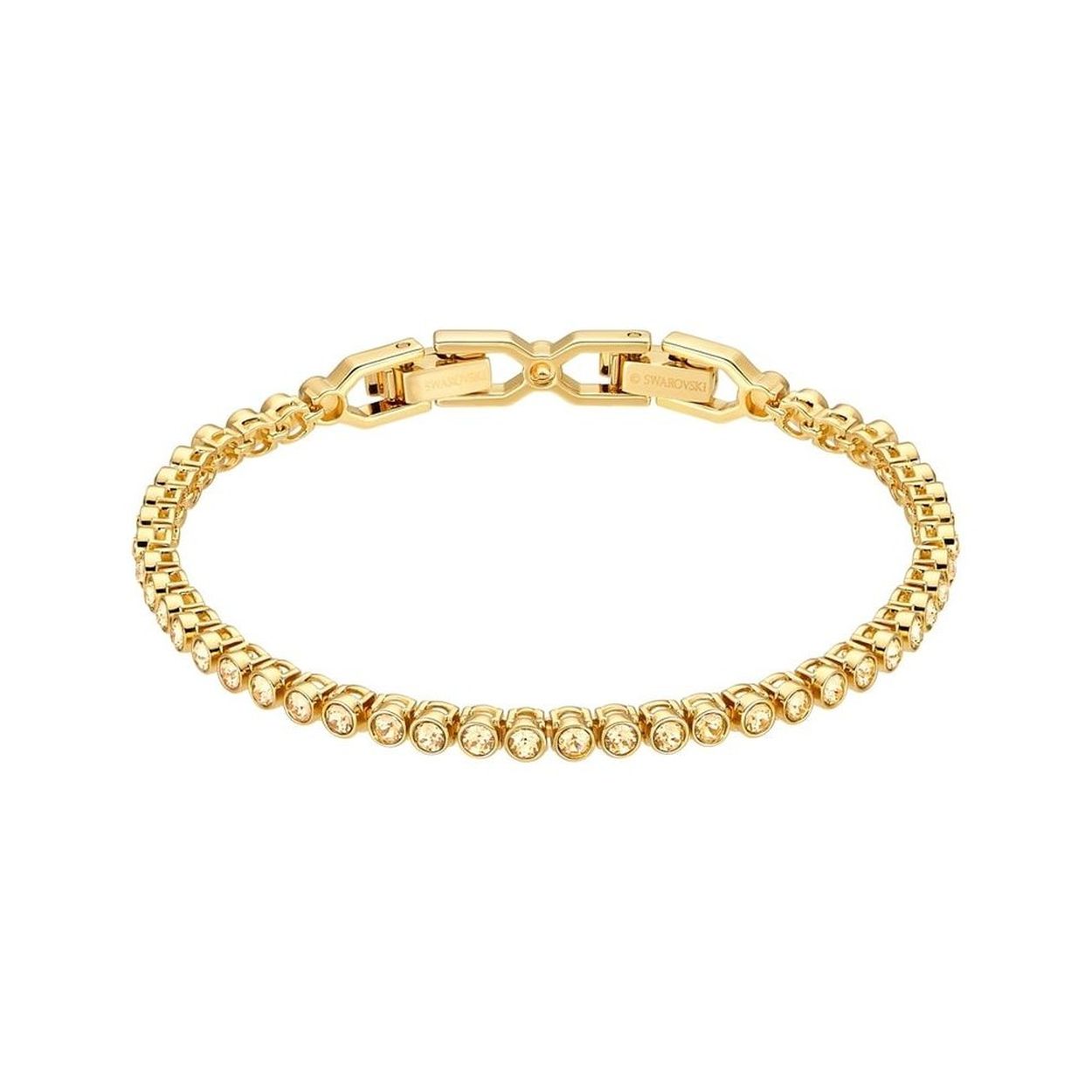 Dit is een armband van het merk Swarovski.