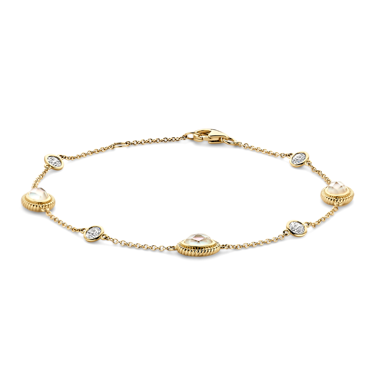 Blush 14krt geelgouden armband