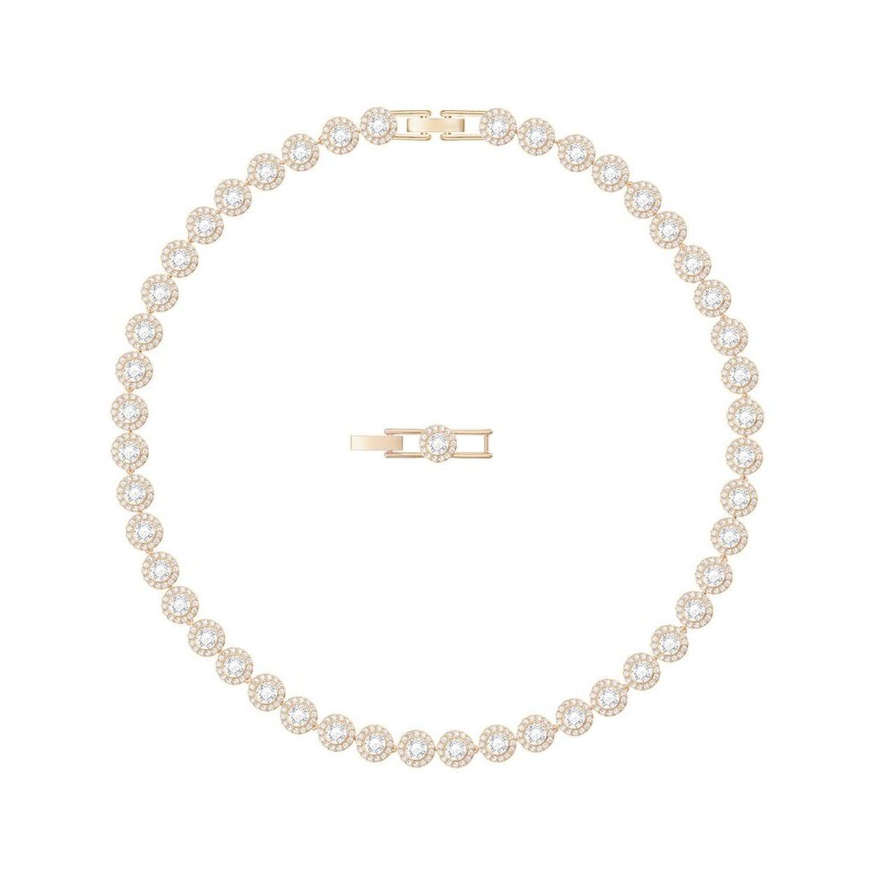 Dit is een collier van het merk Swarovski.