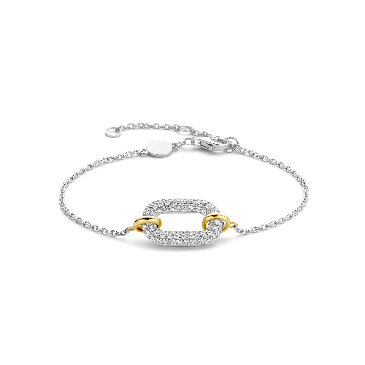 De TI SENTO - Milano ti-sento-milano-bracelet-23007zy 23007ZY is gemaakt van Zilver gold plated. De kleurstelling van deze armband is Wit met geel verguld. Alle TI SENTO - Milano producten worden geleverd in een luxe geschenkverpakking.