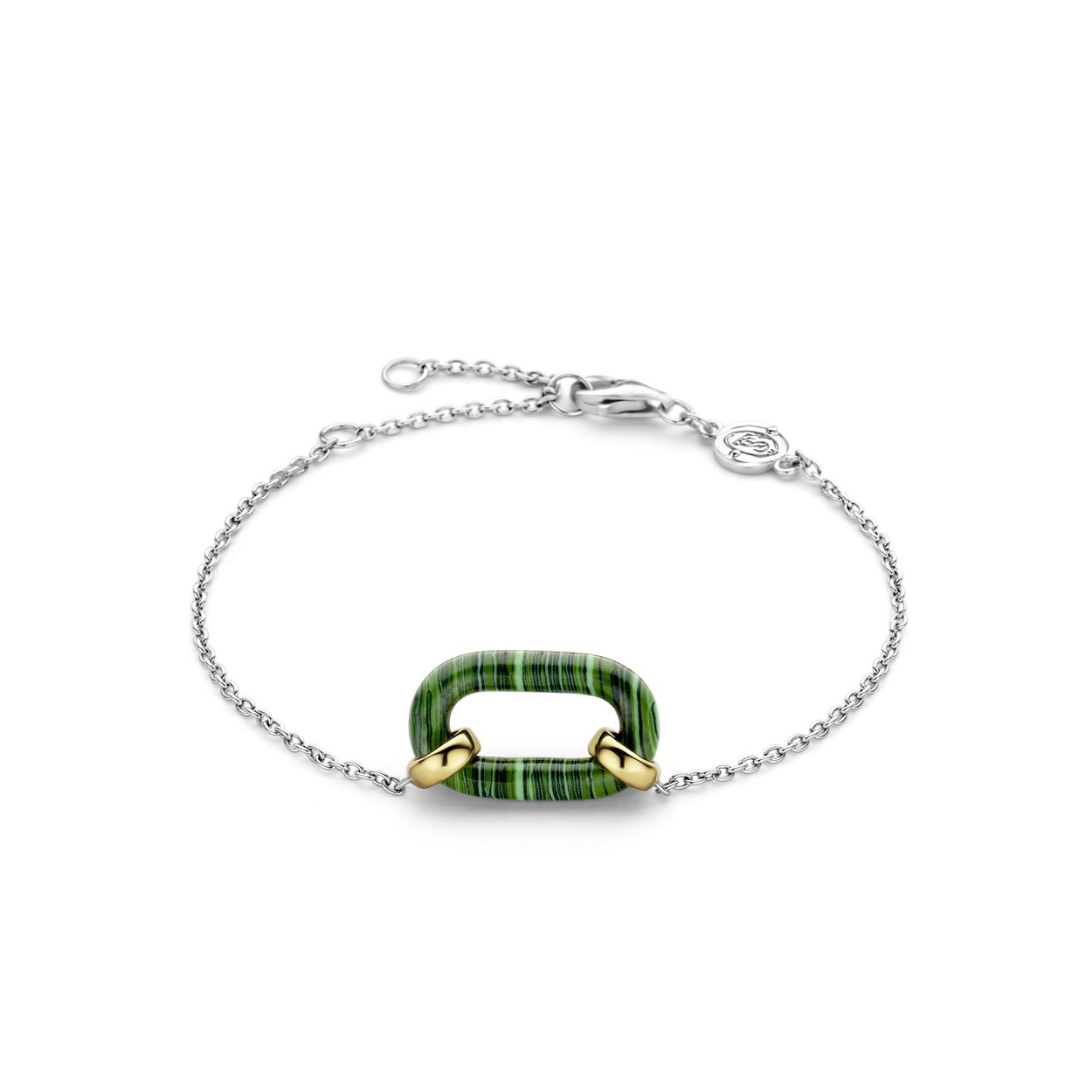 De TI SENTO - Milano Armband 23008MA is gemaakt van Zilver gold plated. De kleurstelling van deze armband is Malachiet. Alle TI SENTO - Milano producten worden geleverd in een luxe geschenkverpakking.
