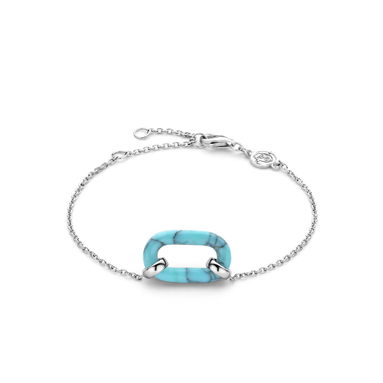 De TI SENTO - Milano Armband 23008TQ is gemaakt van Zilver platina verguld. De kleurstelling van deze armband is Turquoise. Alle TI SENTO - Milano producten worden geleverd in een luxe geschenkverpakking.