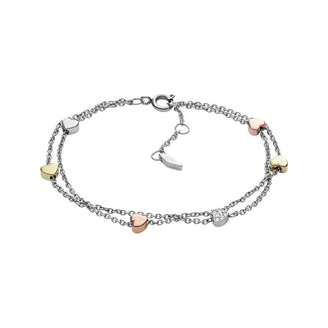 TRITONE ARMBAND MET HARTJES