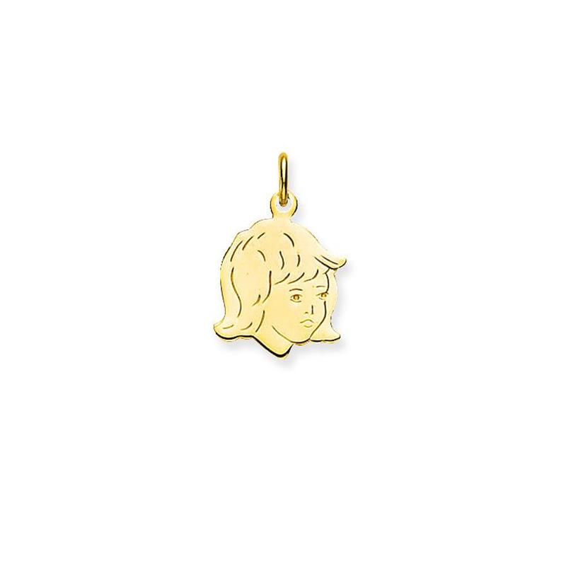 Goud 14 krt kinderkopje
