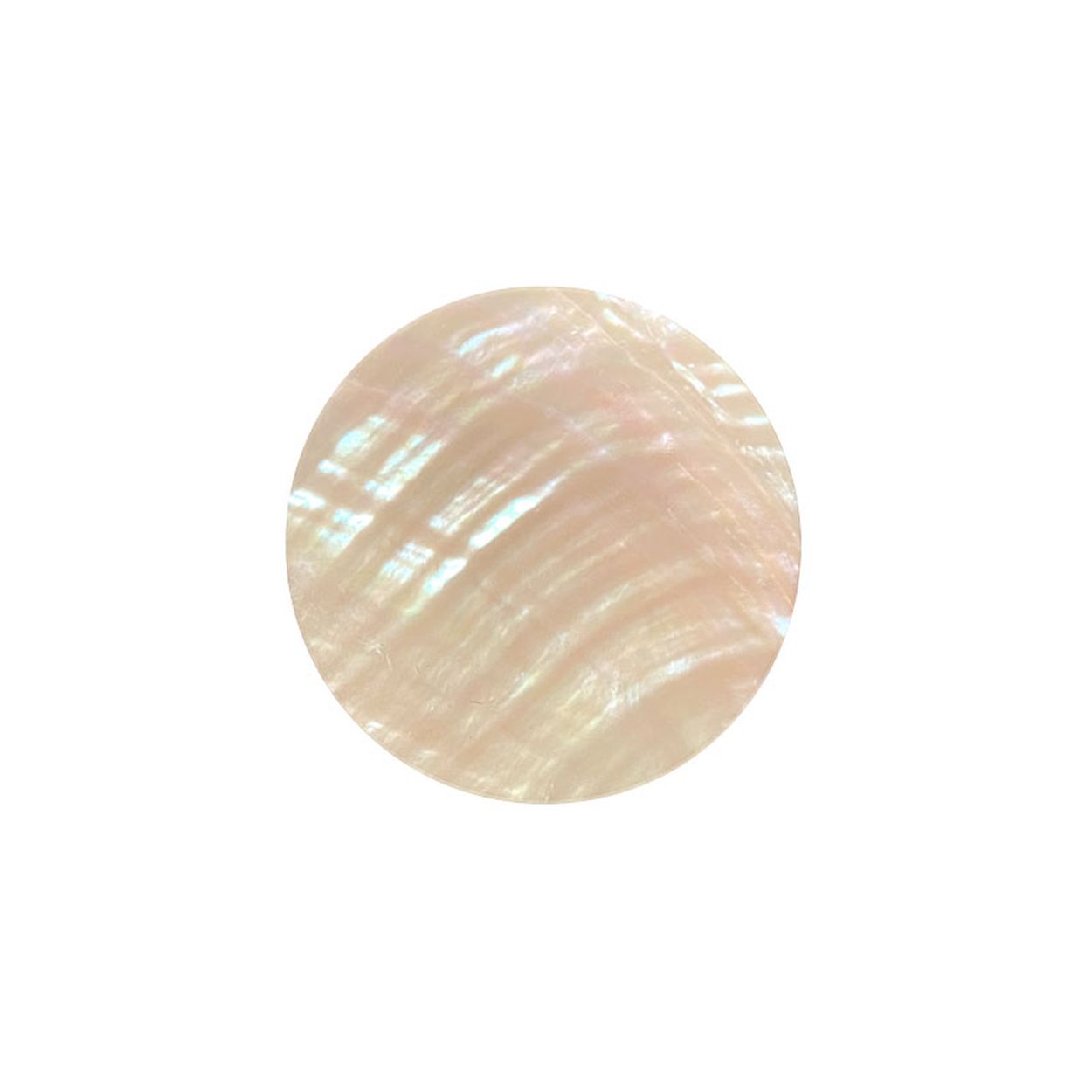 MY iMenso Mezza (24mm) gemstone flat "silver abalone" 24mm