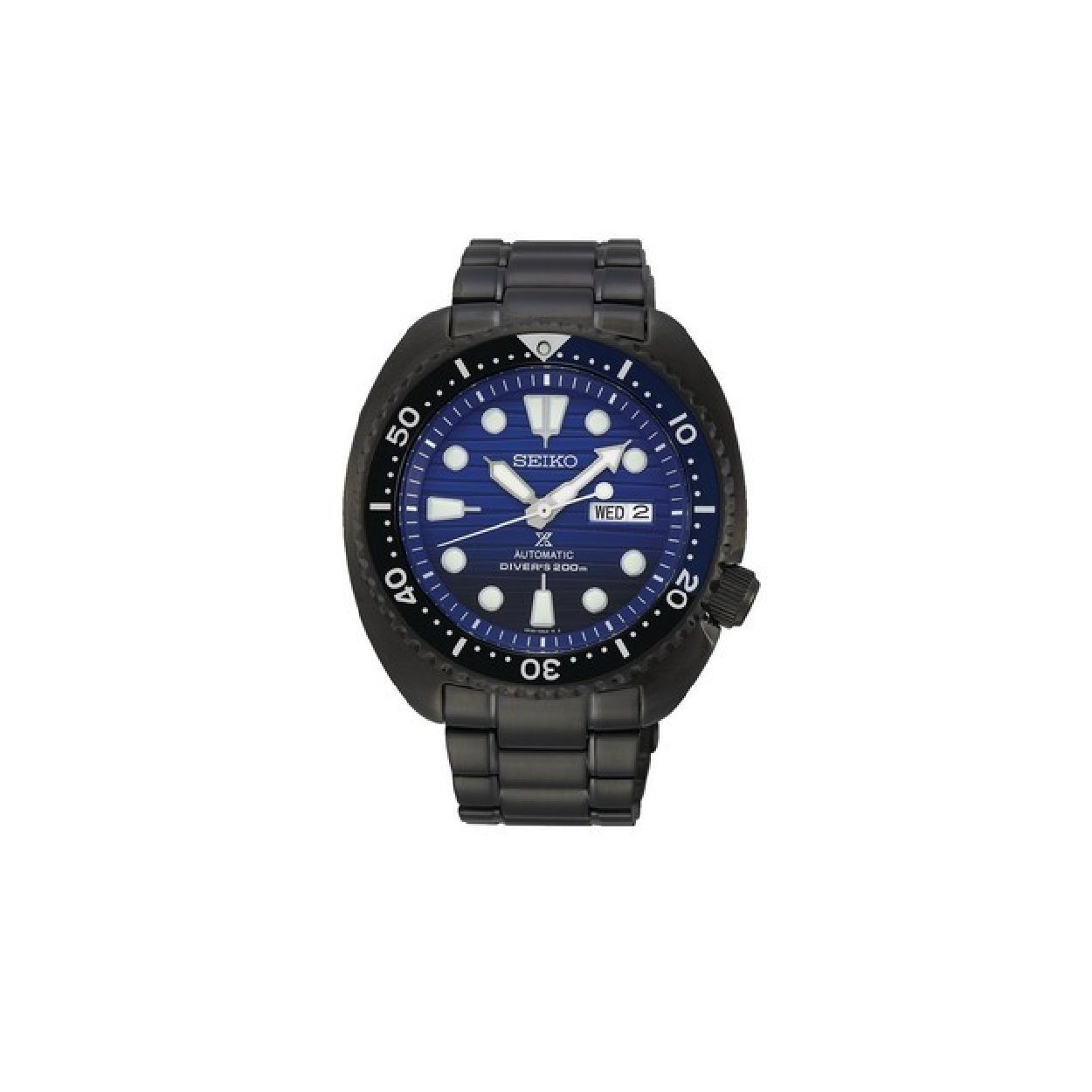 Dit herenhorloge is van het merk Seiko. Het is een analoog horloge gemaakt van staal. De diameter van de kast is 45 mm en de kast is 13.5 mm dik.
De verdere specificaties van het horloge zijn als volgt:
Glassoort: hardlex mineraal glas
Bandbreedte: 20
Kastmateriaal: staal
Waterdichtheid: 20 ATM
Techniek: automaat