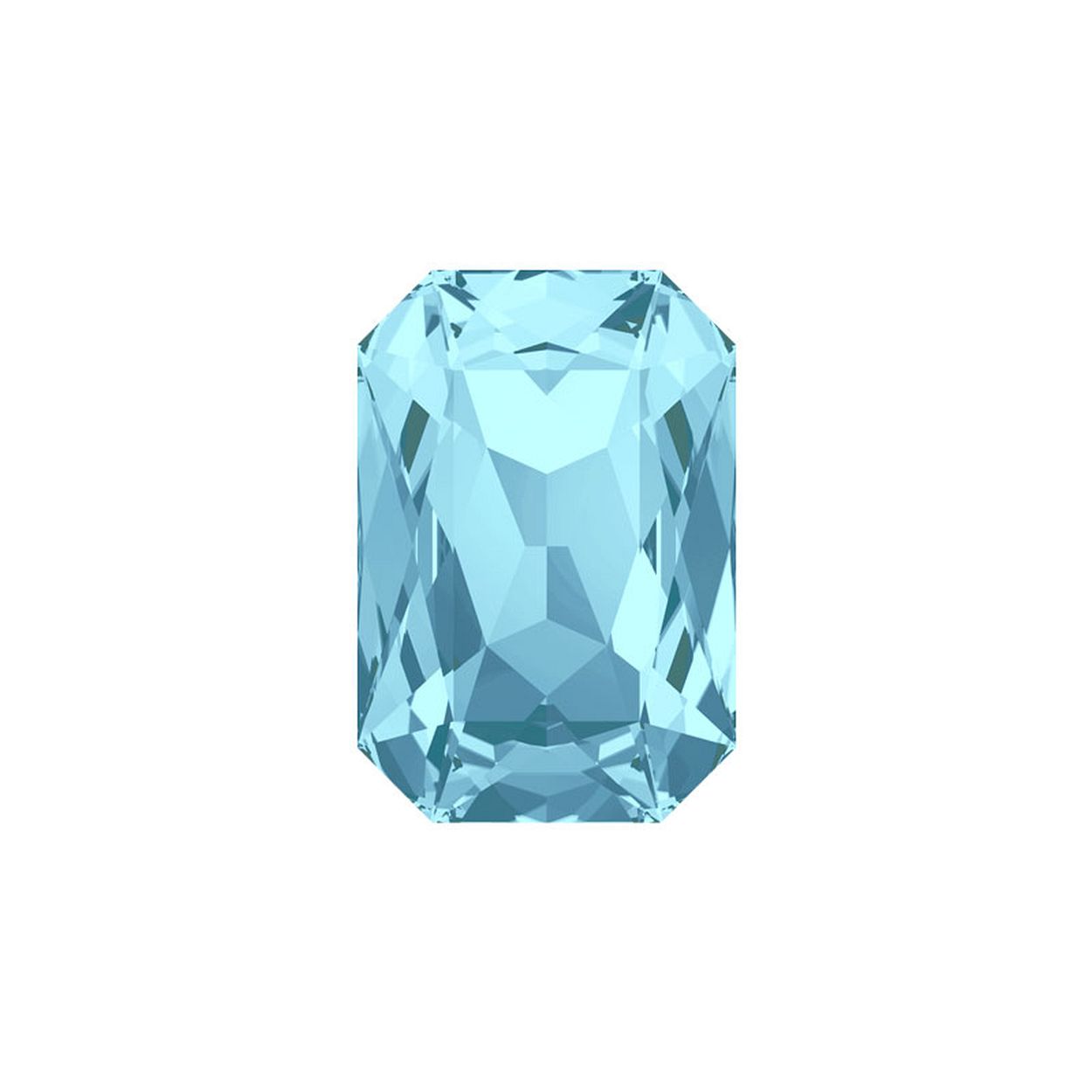 MY iMenso Rettangolo (26mm) inisgnia "Aqua Shim" (Brillante crystal)