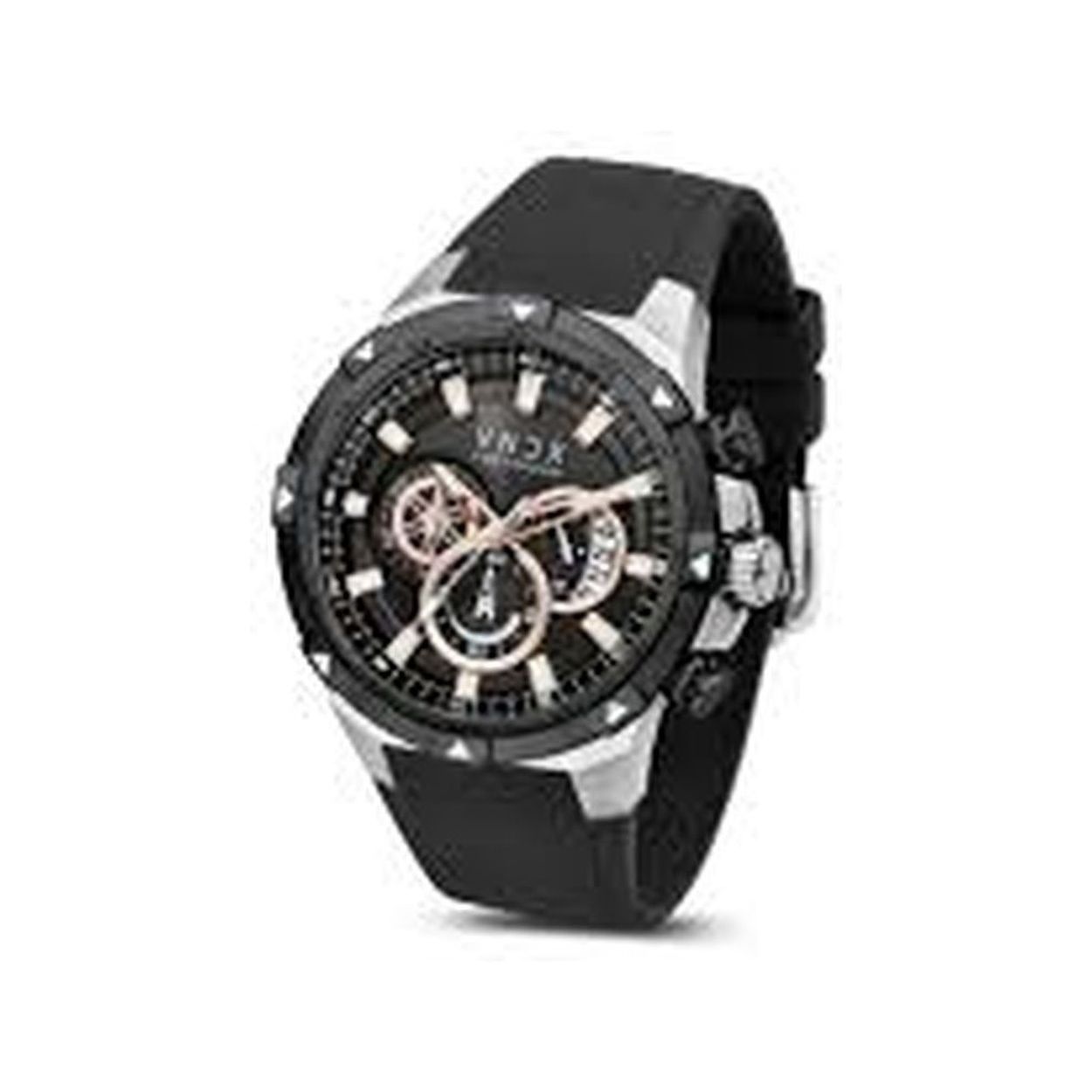 Dit prachtige horloge om je pols geeft je een onge�venaard gevoel van stijl en kracht. Draag het met trots en plezier, schitter als een icoon. Never too late!