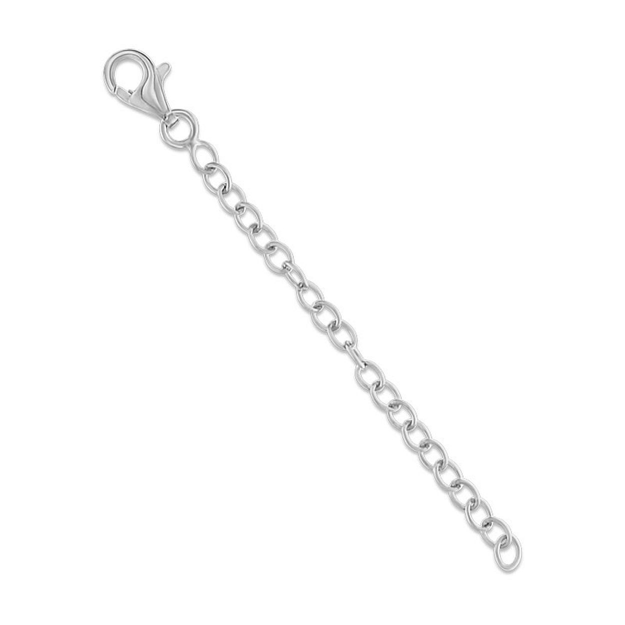 Deze verlengketting is van het merk My iMenso. Het is een damessieraad gemaakt van zilver. De verlengketting  is zilver van kleur.