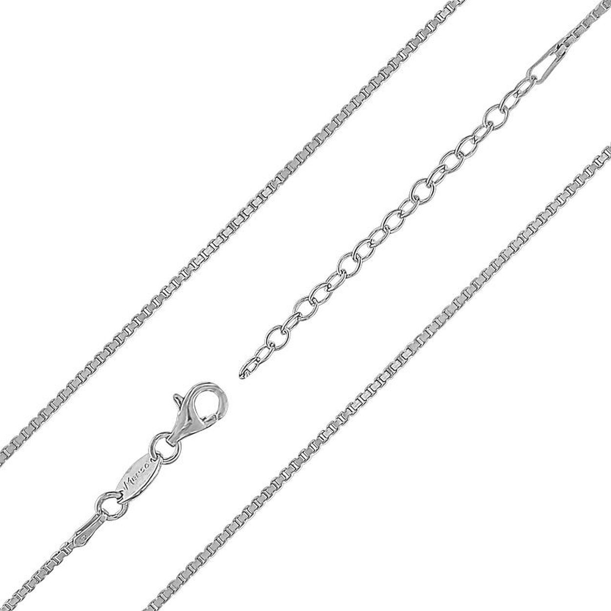 MY iMenso zilveren  "veneziana " collier 42 + 5 cm