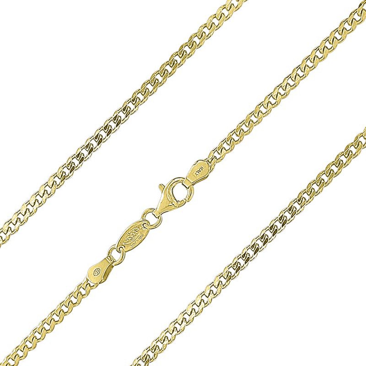 My imenso necklace "grumetta 2,7" (925/1Mgoldplated) 50cm