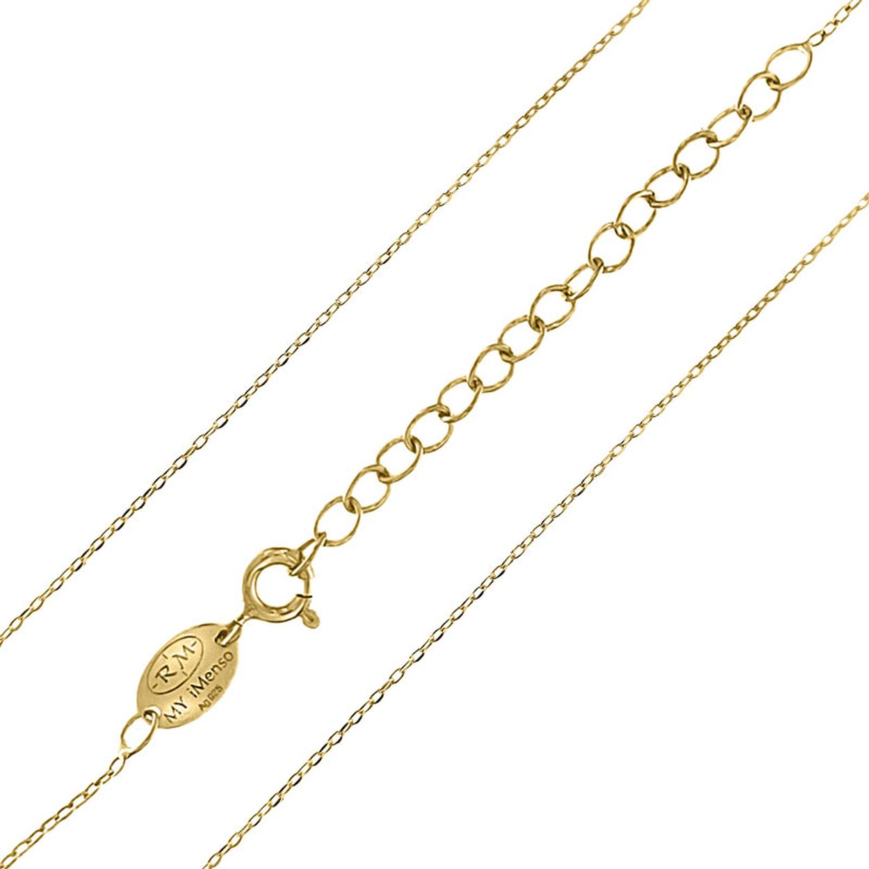 MY iMenso collier "Ancora 1.0mm" (925/goud verguld) 42+5cm