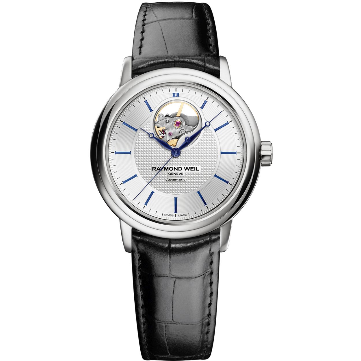 Dit 2827-STC-65001 open hart automaat horloge is een elegant Raymond Weil horloge.