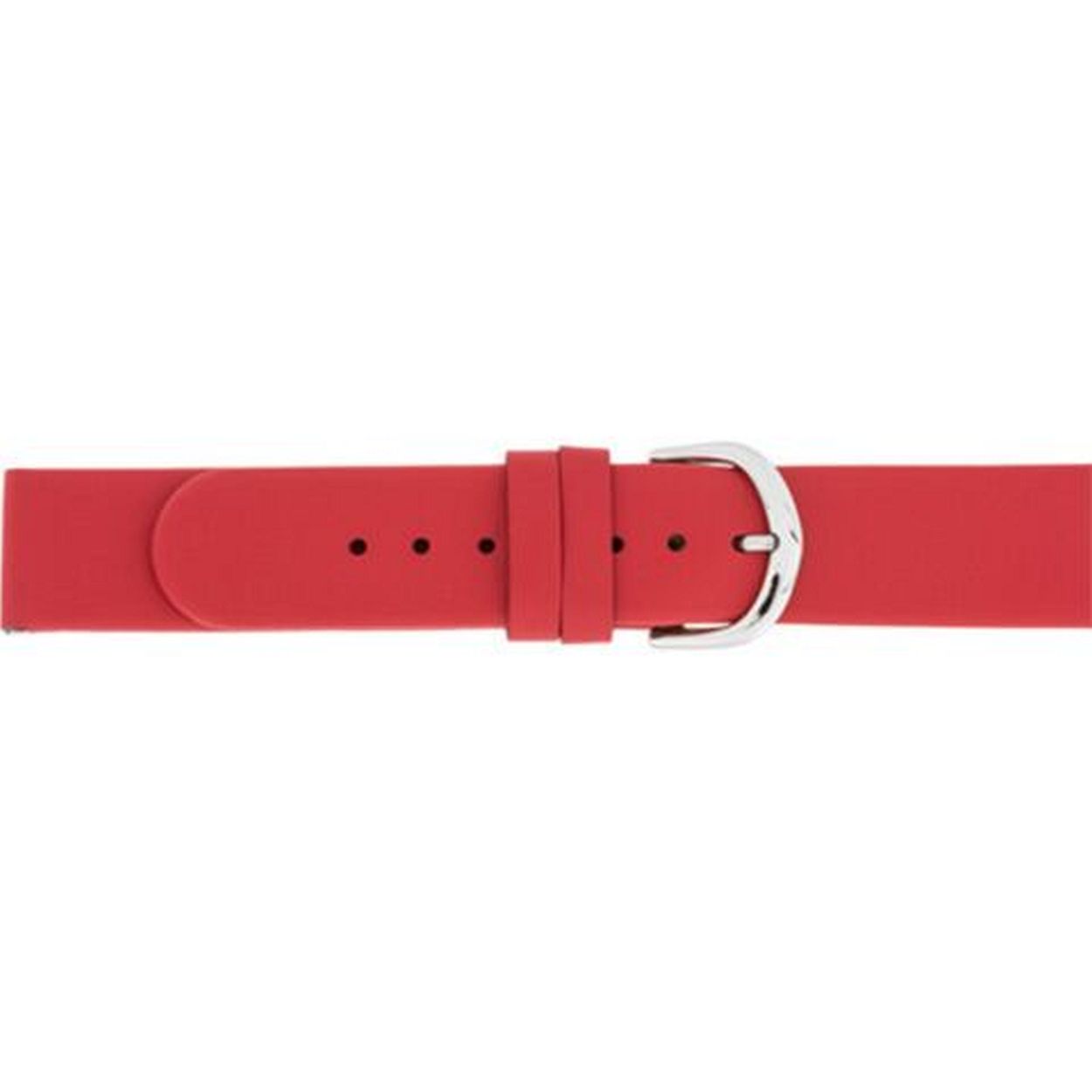 rode leren horlogeband 22mm
