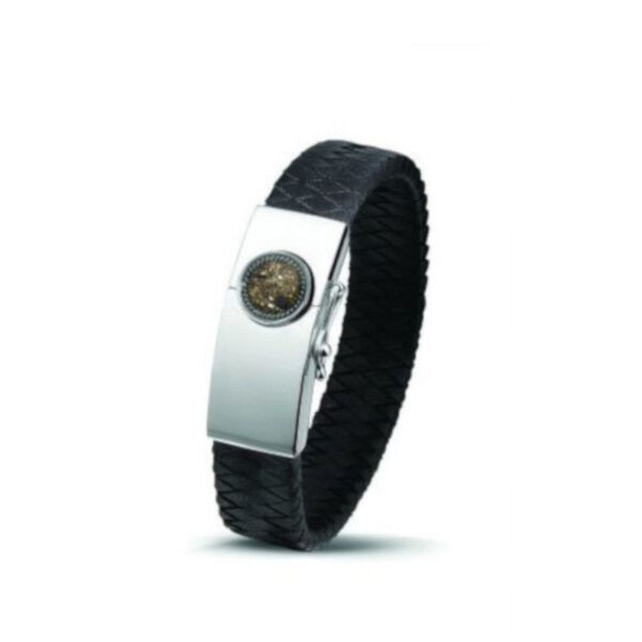 See you zilveren Armband zwart leer 21cm BG007
hij is met as te vullen.
deze armband is in meerdere kleuren en lengtes te verkrijgen ook is een vingerafdruk erin mogelijk.
Vraag in onze winkel naar de mogelijkheden.