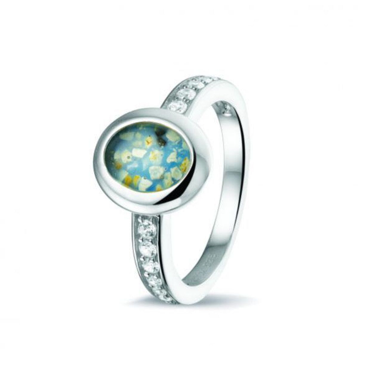 See You zilveren ring zirkonia -RG036-56