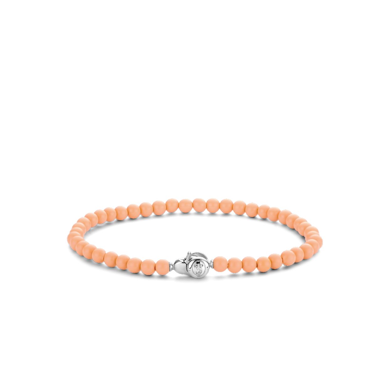 Dit is een Armband van het merk TI SENTO Milano. Dit sieraad heeft de volgende kleur: Koraalroze