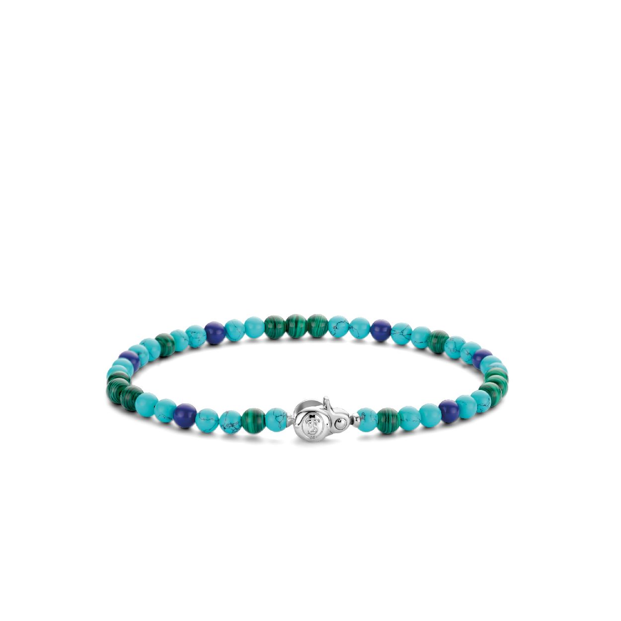 Dit is een Armband van het merk TI SENTO Milano. Dit sieraad heeft de volgende kleur: Turquoise-Malachiet
