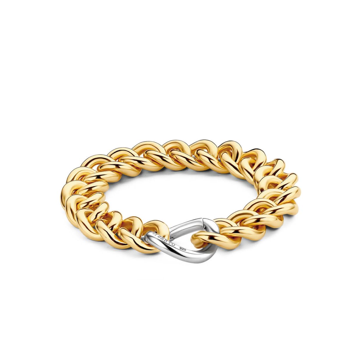 De TI SENTO - Milano Armband 2922SY is gemaakt van Zilver met een geelgouden plating. De kleurstelling van deze armband is Zilver geelgoud verguld. Alle TI SENTO - Milano producten worden geleverd in een luxe geschenkverpakking.